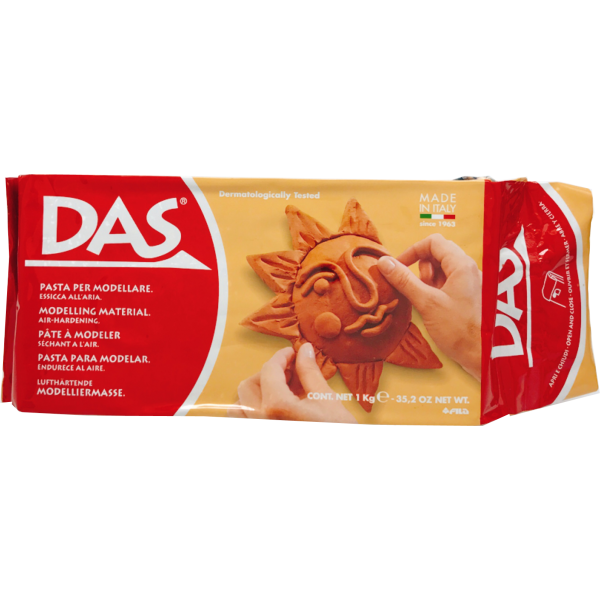 DAS 義大利免燒陶泥 (赤褐色) 1kg