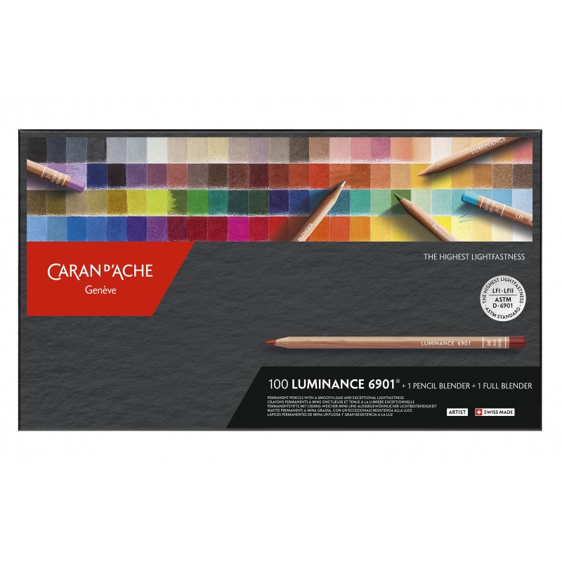 Luminance 100色專業級永久性耐光木顏色