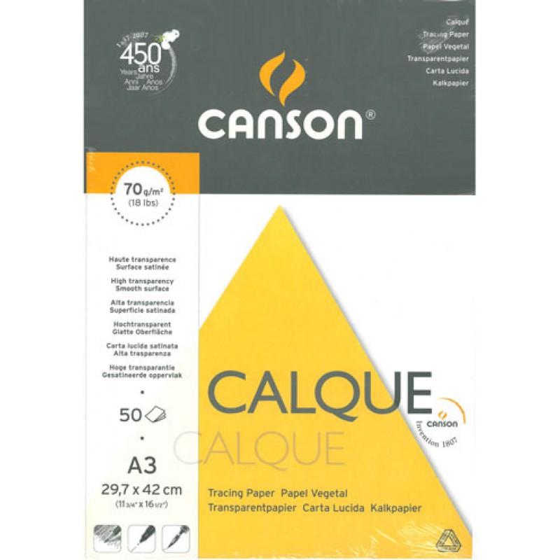 CALQUE 70g本裝牛油紙 A3