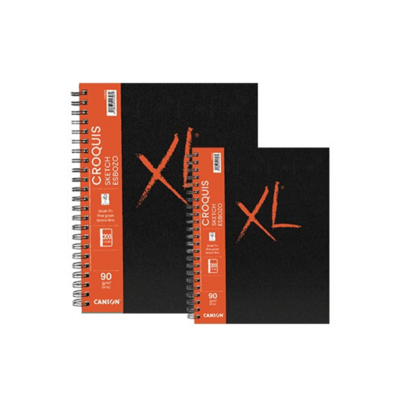 Canson - XL® Croquis 90g 硬皮素描畫簿│A5│100張