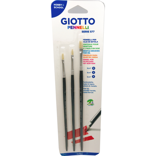 Giotto577系列 3支畫筆裝(0,2,4)