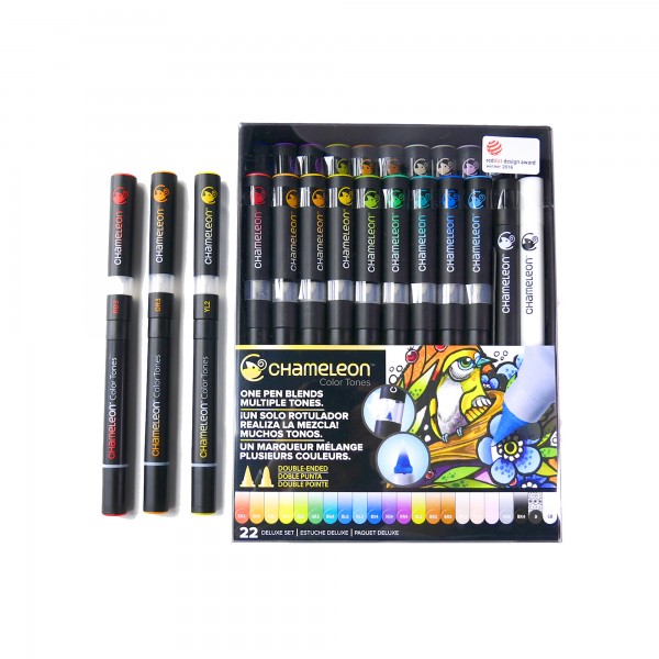 Chameleon 22支裝漸變色marker