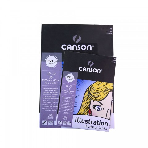 ILLUSTRATION 250g 漫畫繪圖畫咭 A4