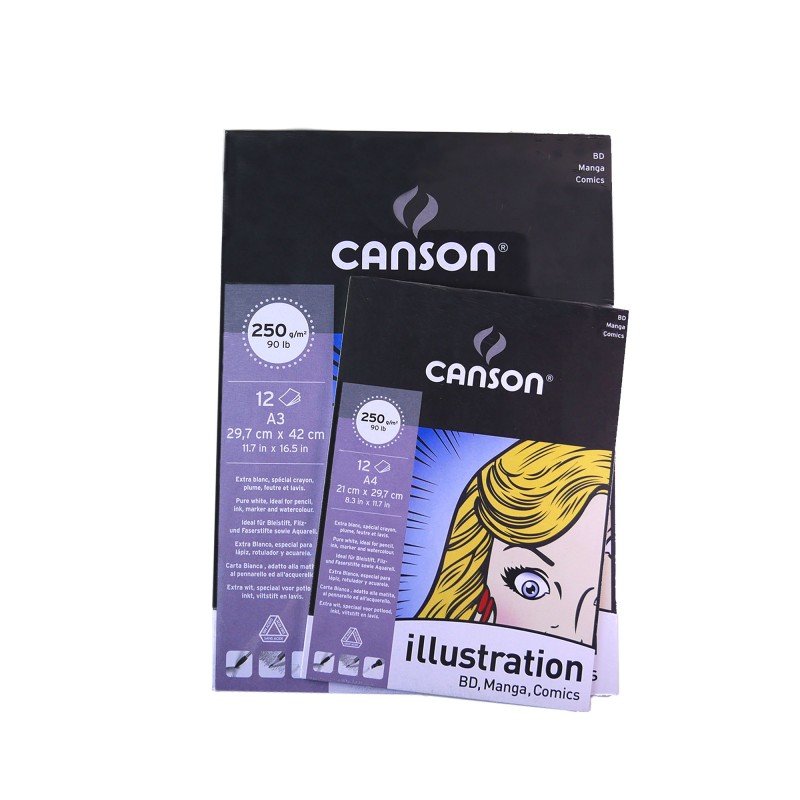 ILLUSTRATION 250g 漫畫繪圖畫咭 A4